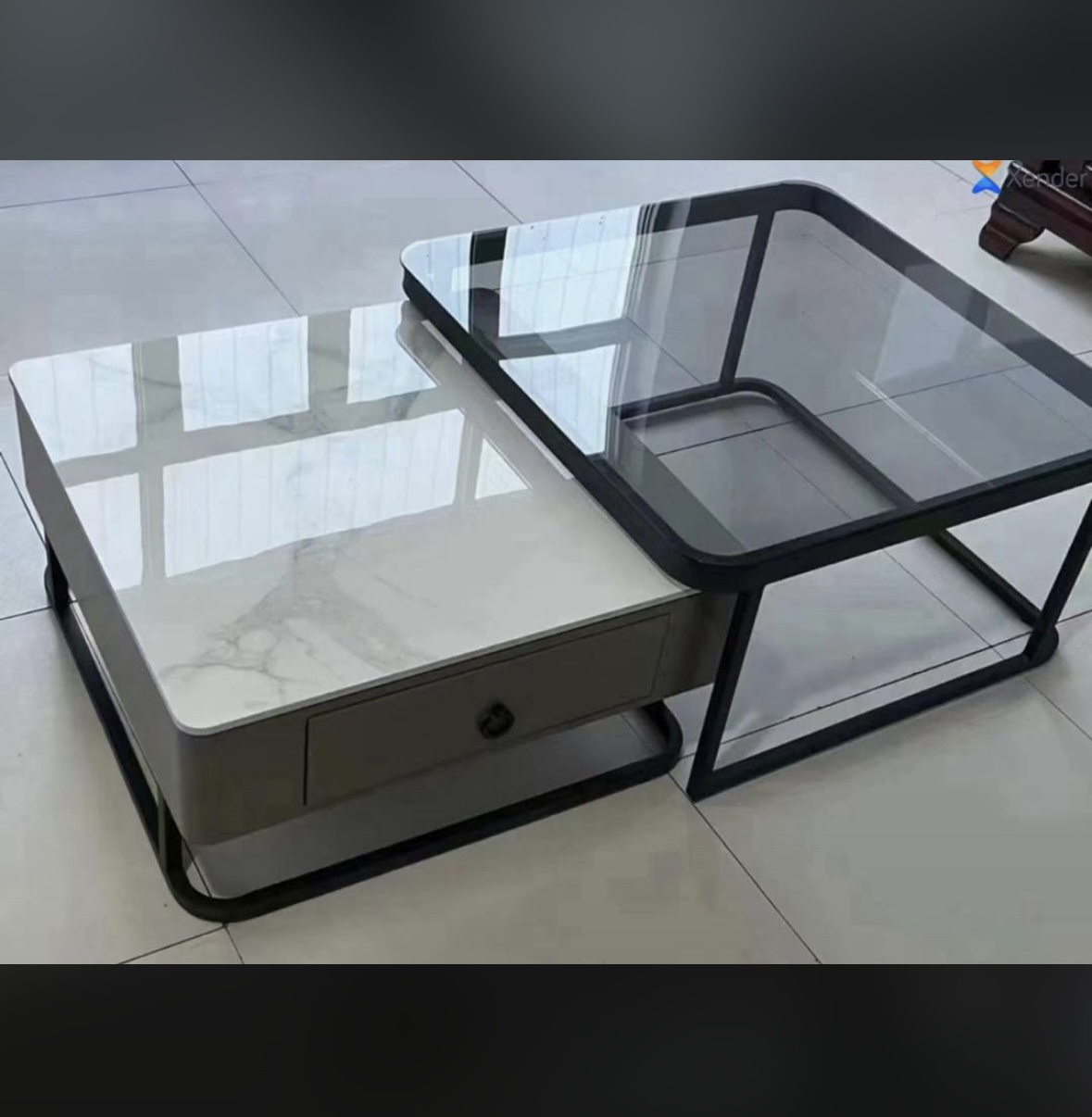 Our 2-in-1 Coffee Table combines style and functionality in one beautiful design